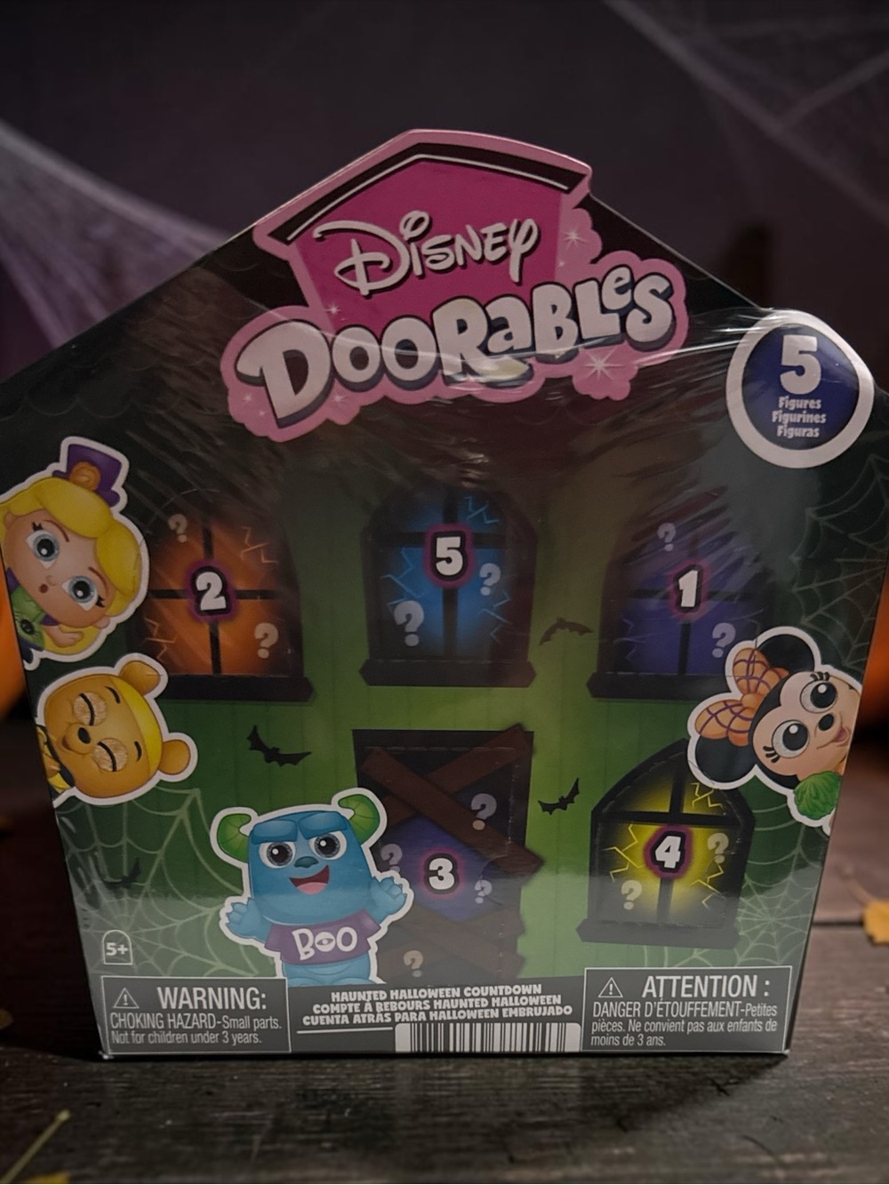 Disney Doorables Halloween Surprise Pack New/Sealed 5 figures